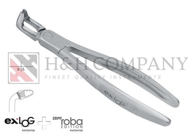 EXTRACTING FORCEPS, EXLOG® FIG. 79A LOWER WISDOM TEETH, EXTRACTING FORCEPS, EXLOG® FIG. 79A LOWER WISDOM TEETH,