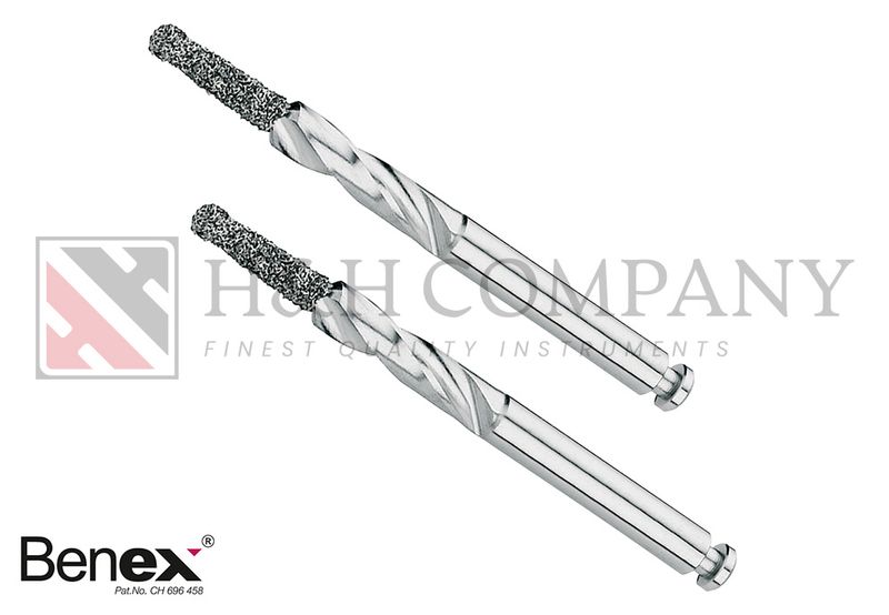 DENTAL BUR FOR BENEX EXTRACTION SYSTEM (1 PAIR) FOR SCREW Ø 2.1MM 12.300.65