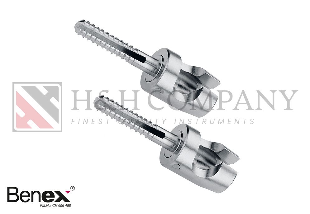 BENEX EXTRACING SCREW, SHORT 10 MM (1PAIR), Ø2,1MM