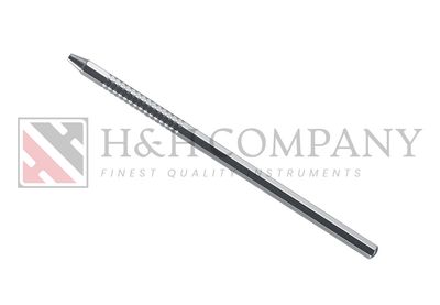 HANDLE FOR MOUTH MIRROR, SOLID, SIMPLE THREAD, STAINLESS