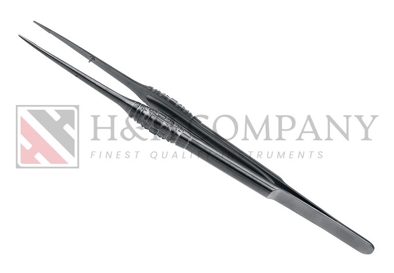 MICRO SURGICAL FORCEPS, HÜRZELER / ZUHR DESIGN, 0.6MM WIDTH, 10MM LONG, PLANE,