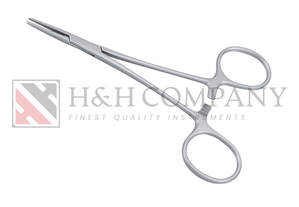 HEMOSTATS FORCEPS, HALSTEAD-MOSQUITO, SERRATED, STRAIGHT, 12.5 CM (5&quot;)
