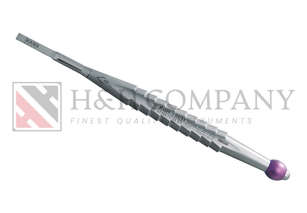 CHISEL, OSTEOTOME TAPERING CHISEL, 4MM WIDE