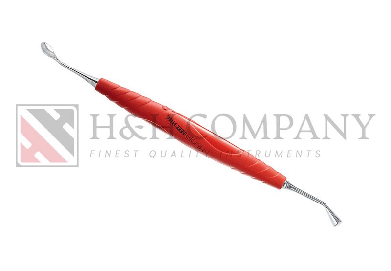 PLUGGER 5MM / SPOON CURETTE 6MM, PERIODONTIC ZEPF ESSENTIAL BIONIK LIGHTRED-MAGENTA