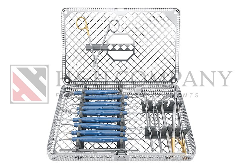 ZEPF ESSENTIALS SURGICAL KIT HANDLES BIONIK COBALT BLUE