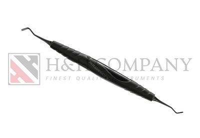 COMPOSITE SPATULA SMALL #1 1.5MM, BLACK BIONIK-HANDLE, ONYX-COATING, EXCHANGEABLE INSERTS