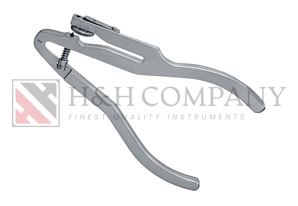 RUBBER-DAM FORCEPS- STAINLESS, 17 CM, IVORY