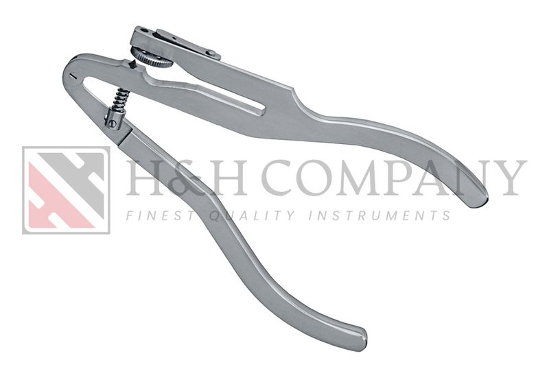 RUBBER-DAM FORCEPS- STAINLESS, 17 CM, IVORY