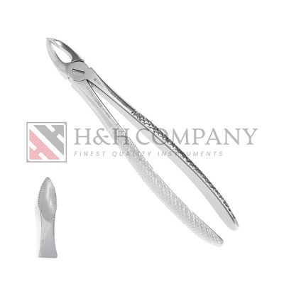 EXTRACTION FORCEPS #1229E, SERRATED, UPPER ROOTS, INCISORS &amp; CANINES