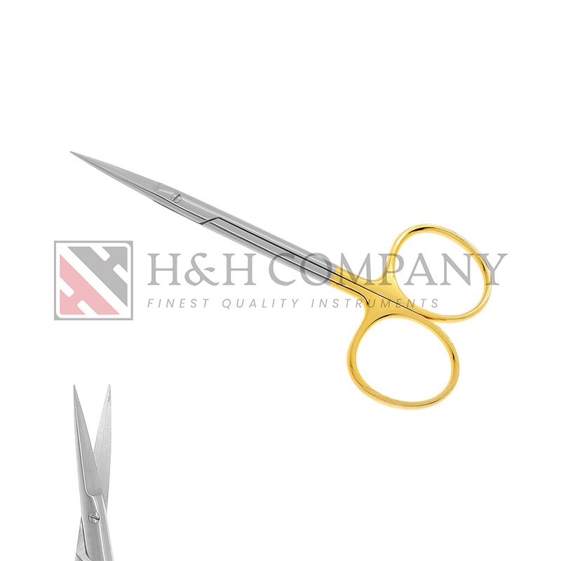 SCISSORS IRIS TC, 4 1/2" STRAIGHT