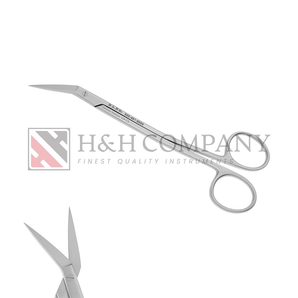 SCISSORS LOCKLIN OPEN SHANK SERRATED