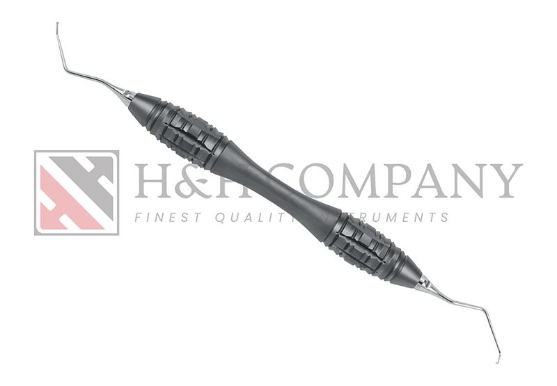 FURCATOR CURETTE,  FINE TIPS, DOUBLE ENDED HUERZELER/ZUHR DESIGN HANDLE, EXCHANGEABLE INSERTS