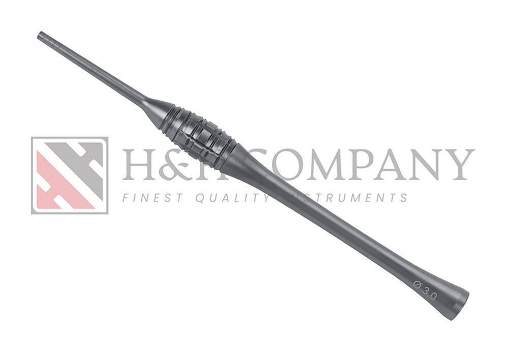 OSTEOTOME, STRAIGHT CONCAVE, Ø 3MM, HUERZELER/ZUHR DESIGN HANDLE