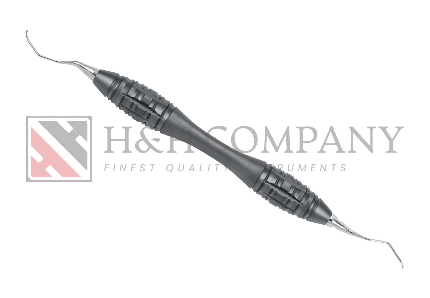 CURETTE UNIVERSAL LANGER 3/4 MINI, DOUBLE ENDED HUERZELER/ZUHR DESIGN HANDLE, EXCHANGEABLE INSERTS