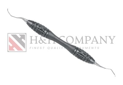 CURETTE UNIVERSAL LANGER 3/4 MINI, DOUBLE ENDED HUERZELER/ZUHR DESIGN HANDLE, EXCHANGEABLE INSERTS