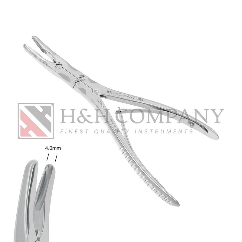 Rongeur #41 Beyer 4mm, 18cm, Double-Action, Curved