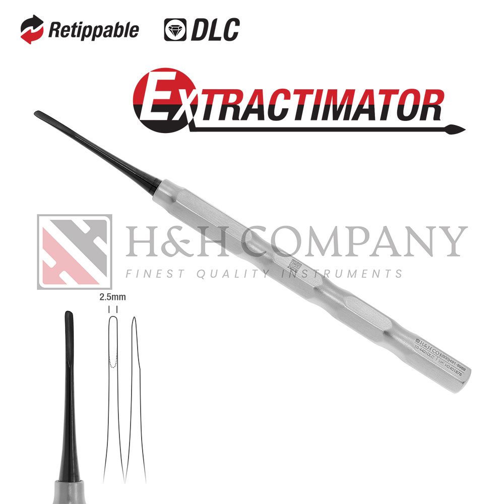 Atraumatic Extractimator #1, Straight, DLC