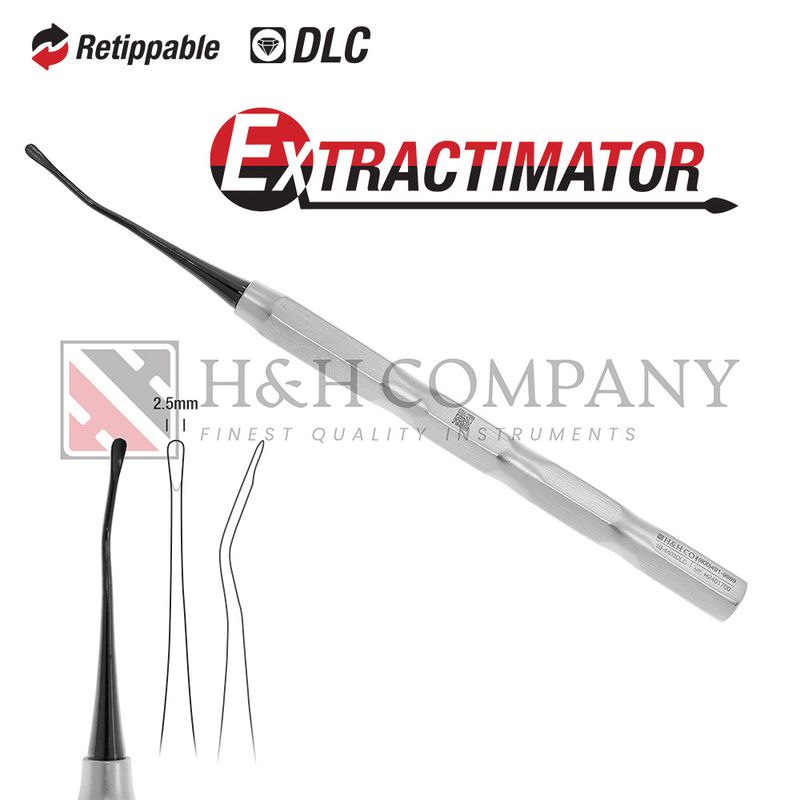 Atraumatic Extractimator #3S, Distal, DLC