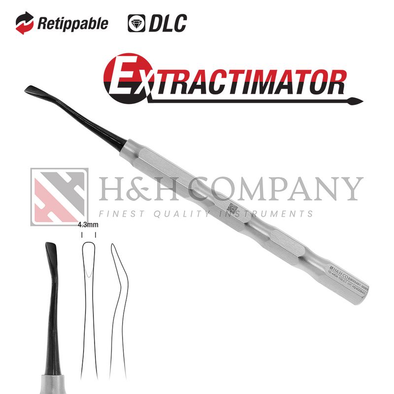 Atraumatic Extractimator #4L, Mesial, DLC