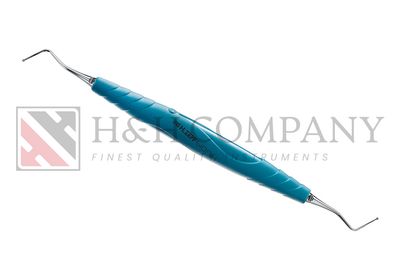 PERIODONTAL SCALER, DOUBLE-ENDED, ANGELED, 1,2 MM, ROUND, EXCHANGEABLE