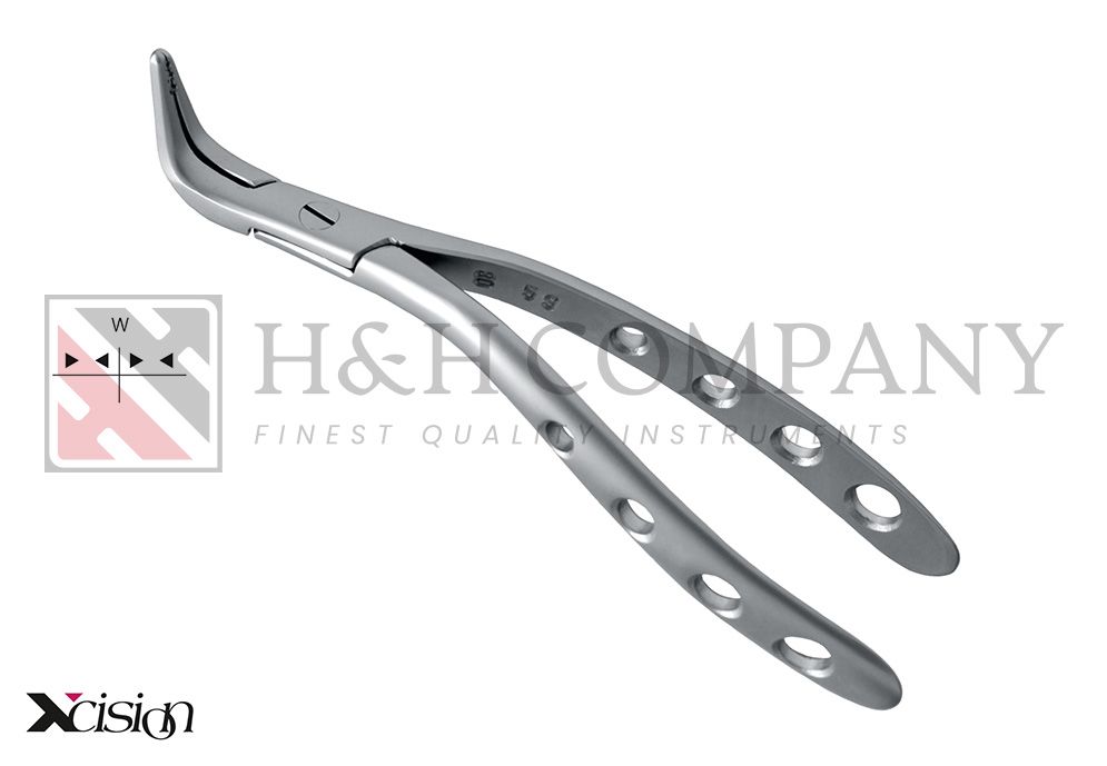 EXTRACTING/ROOT- AND SPLINTER FORCEPS FOR THE UPPER JAW,