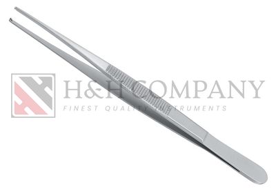 PLIERS SURGICAL, TISSUE FORCEPS, 1X2 TEETH,NARROW, 6-1/4&quot;,