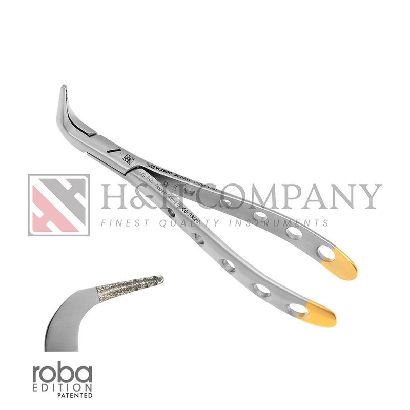 SPLINTER FORCEPS LOWER JAW, ROBA DIAMOND
