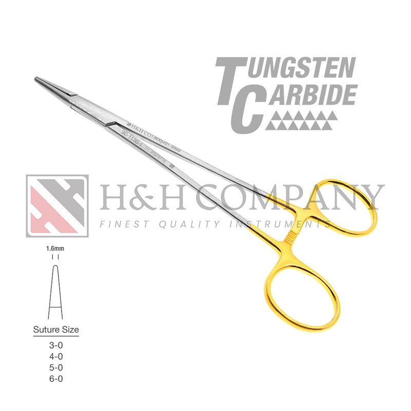 NEEDLE HOLDER - CRILE-WOOD-6" SMOOTH