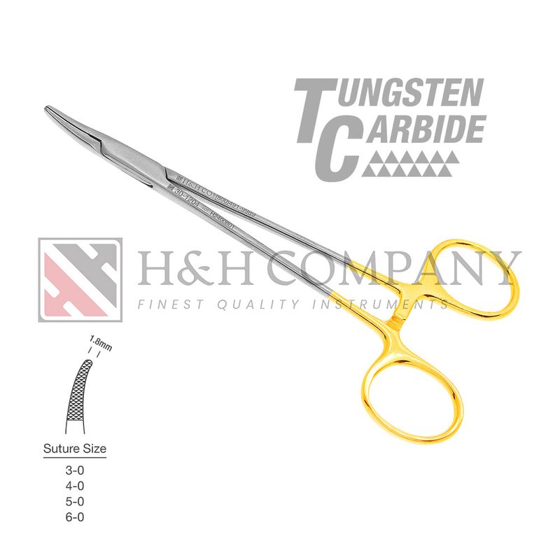NEEDLE HOLDER - CRILE-WOOD-6"-CRV