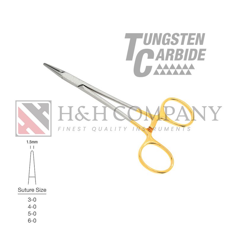 Webster Needle Holder, Smooth, 5"