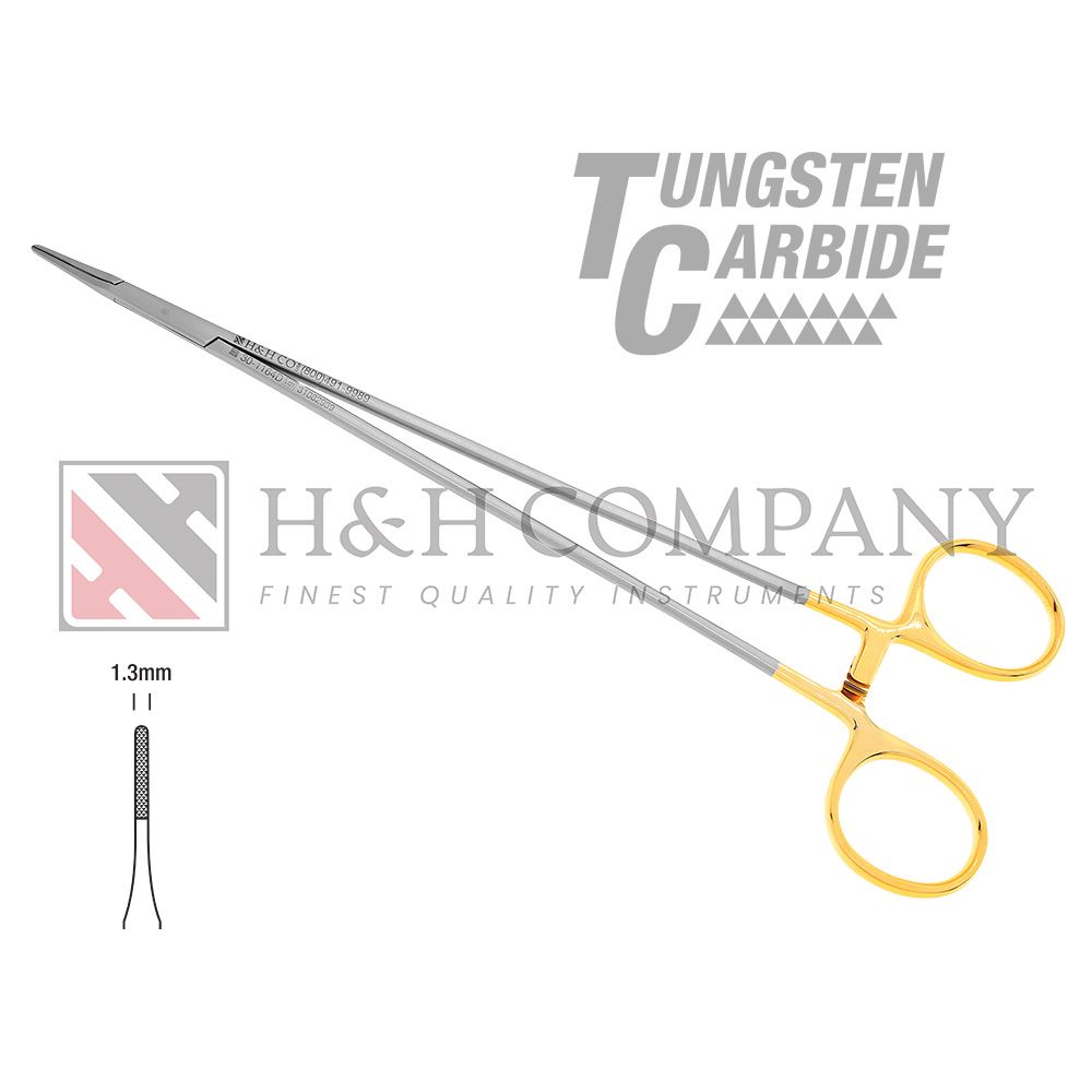 NEEDLE HOLDER FRENCH MINI RYDER 9&quot; TC