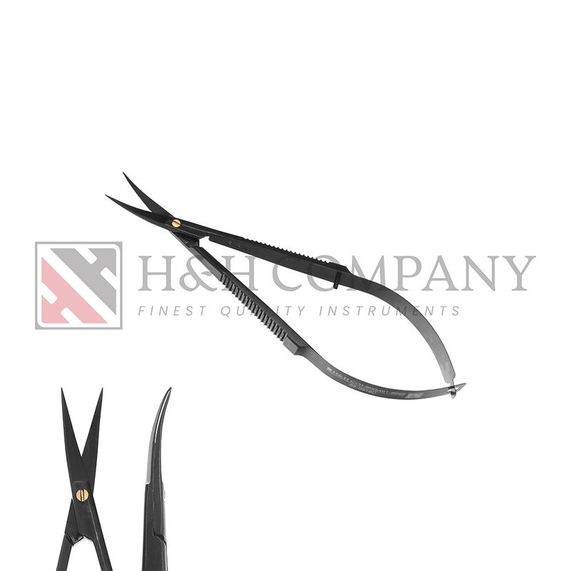 SCISSSORS CASTROVIEJO CURVED 4 1/2" CERAMIC COATED