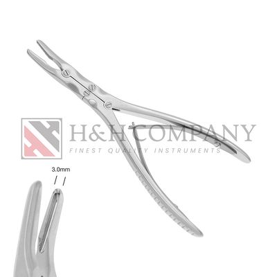 Rongeur #41 Beyer 3mm, 18cm, Double-Action, Curved