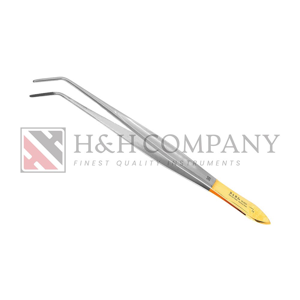 TISSUE FORCEPS - CUSHING 7&quot; ANGLED
