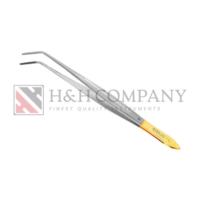 TISSUE FORCEPS - CUSHING 7" ANGLED