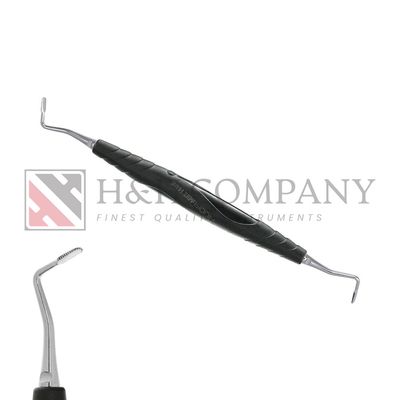 UNIVERSAL CORD PACKER, APPLICATOR SUTURE PERIODONTAL, MICRO - SERRATED, BLACK BIONIK HANDLE