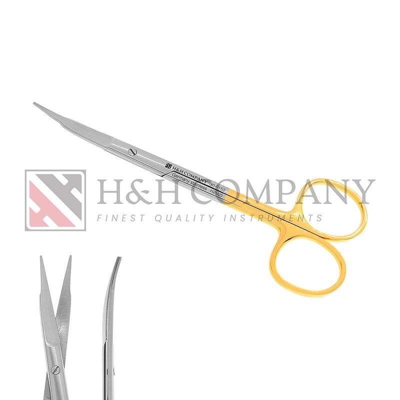 SCISSORS GOLDMAN FOX 5” CURVED TC