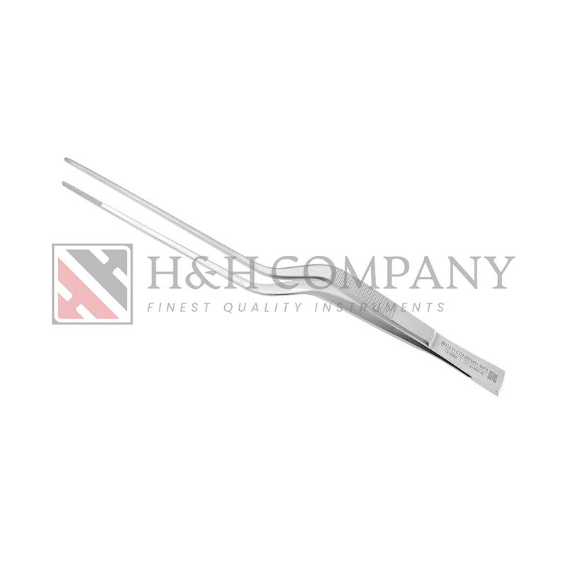 TISSUE FORCEPS - TAYLOR CUSHING - 7" - SERRATED - BAYONET WITH DISSECTOR END