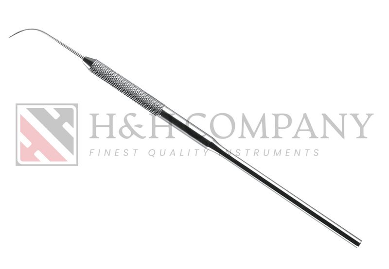 EXPLORER OPERATIVE, SINGLE ENDED, FIG-3A, ROUND KNURLED HANDLE, STAINLESS