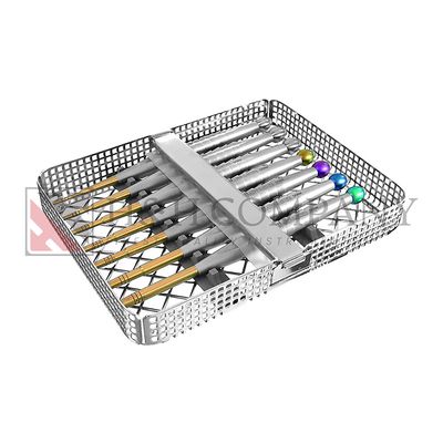 OSTEOTOME SET, ROUND TITANIUM COATED TIPS/ BONE CONDENSING SET