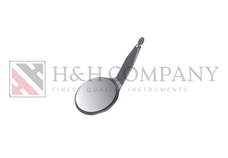 MEGA-MOUTH-MIRROR, STAINLESS,FIG. 4 RHODIUM FRONT-SURFACE, PLANE QTY 12