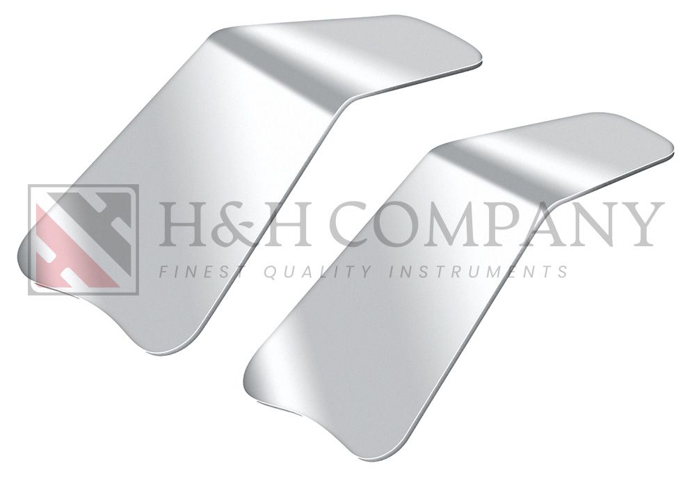 METALLIC BLADES FOR INTRA ORAL PHOTOGRAPHY, 1 PAIR,