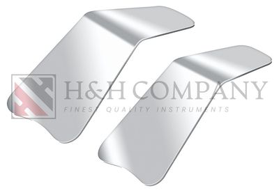 METALLIC BLADES FOR INTRA ORAL PHOTOGRAPHY, 1 PAIR,