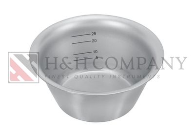 MEDICINE CUP 25 CCM, STAINLESS STEEL 60mm x 27mm high