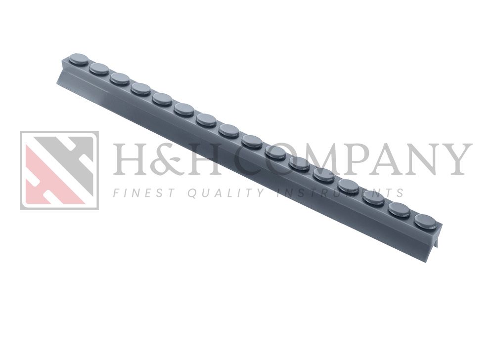 PRESS PAD FOR TRAY, LENGTH 260 SILICONE, GREY