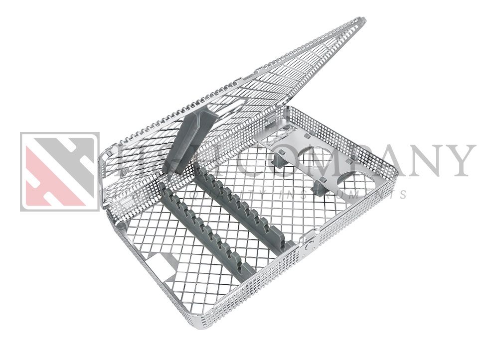 TRAY, SURGICAL, INSTRUMENT WASH BASKET WITH INDIVIDUAL