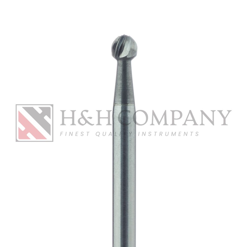 Round Operative Carbide Bur, US#10, 2.7mm Ø, HP 5PK