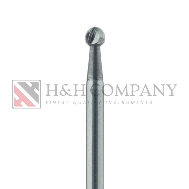 Round Operative Carbide Bur, US#10, 2.7mm Ø, HP 5PK