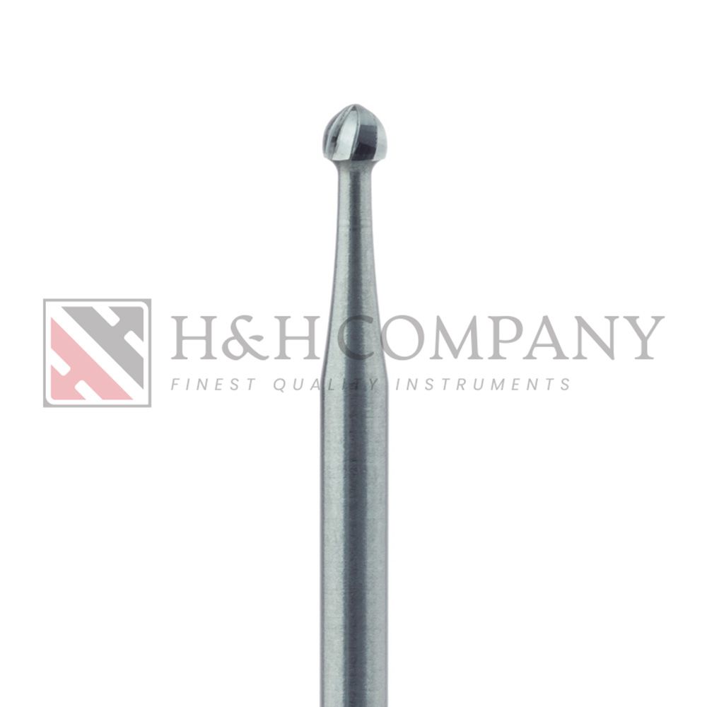 Round Operative Carbide Bur, US#8, 2.3mm Ø, HP 5PK
