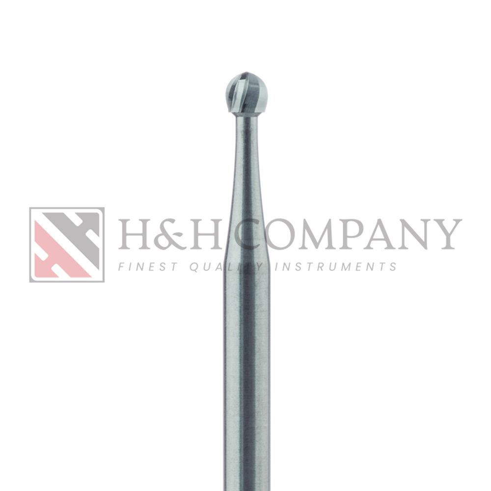 Round Operative Carbide Bur, US#7, 2.1mm Ø, HP 5PK